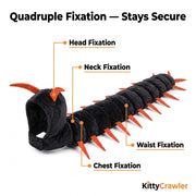 KittyCrawler™ Cat Centipede Costume | Soft Plush, Adjustable Fit